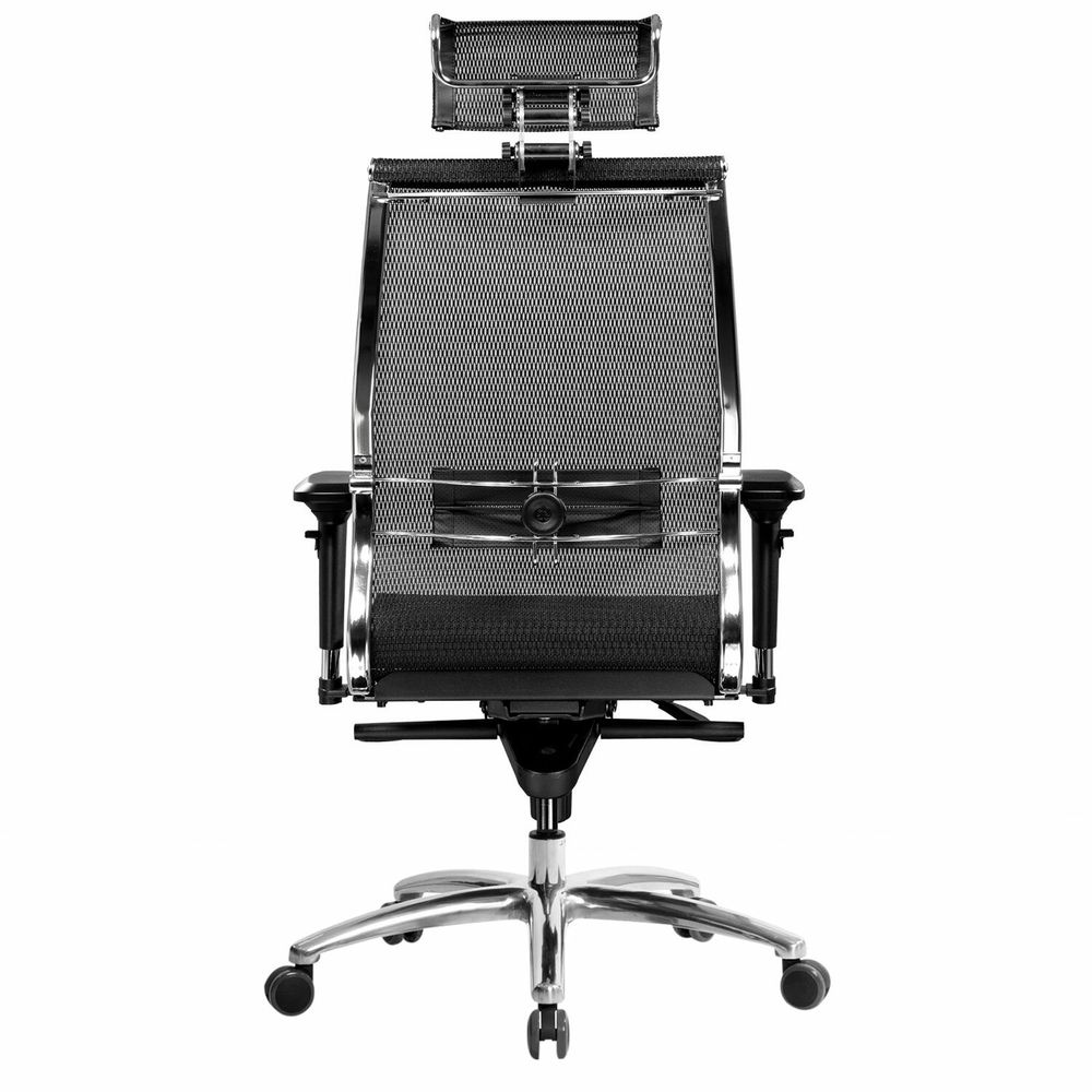 Кресло офисное МЕТТА "SAMURAI" S-3.05, с подголовником, сверхпрочная ткань-сетка