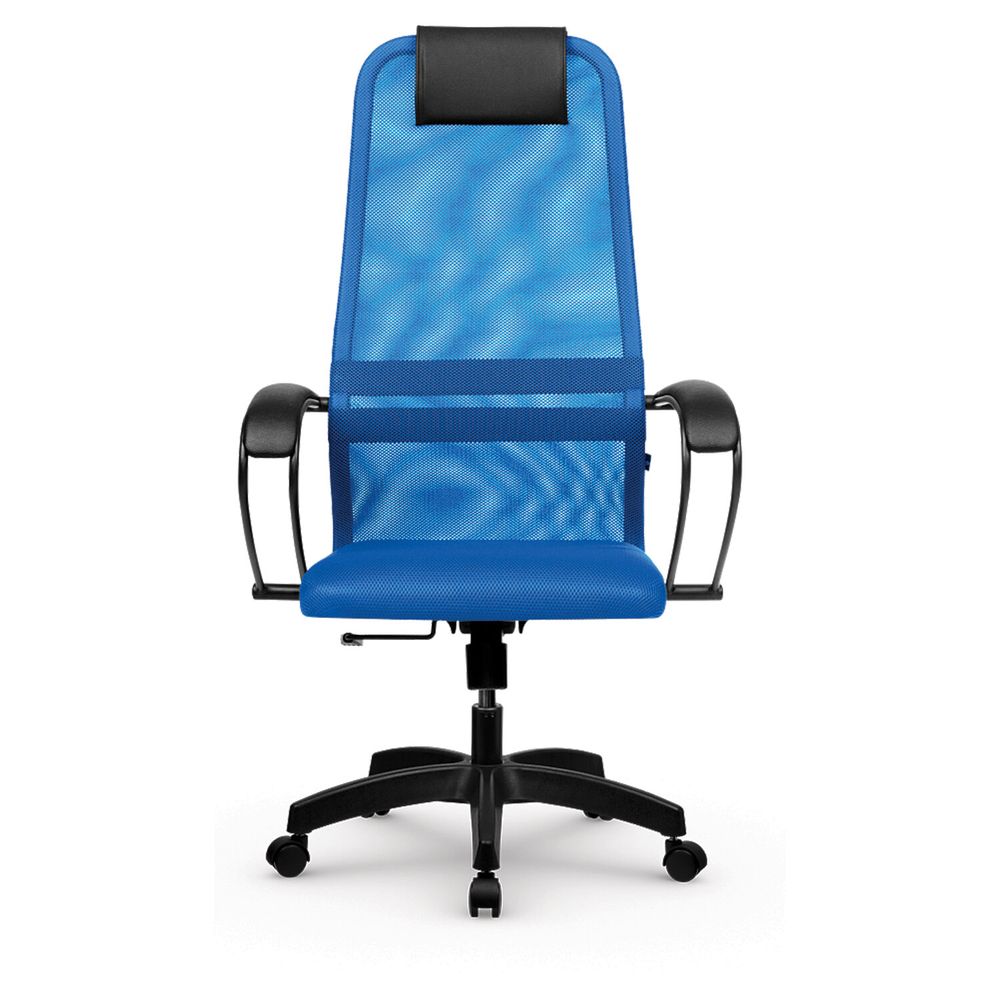 Кресло офисное МЕТТА "SU-B-8" пластик, ткань-сетка, сиденье мягко