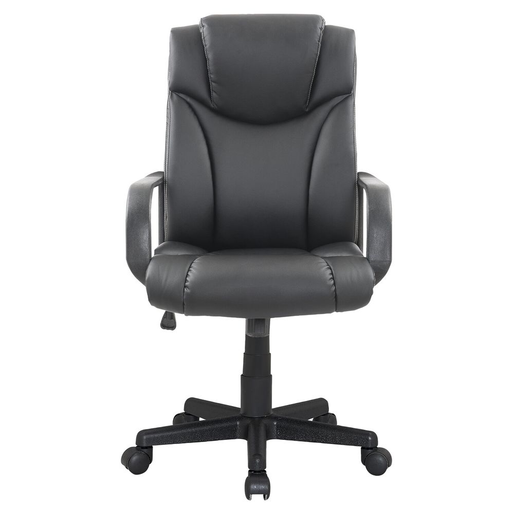 Кресло офисное BRABIX "Relax MS-001", 4 массажных модуля, экокожа, черное