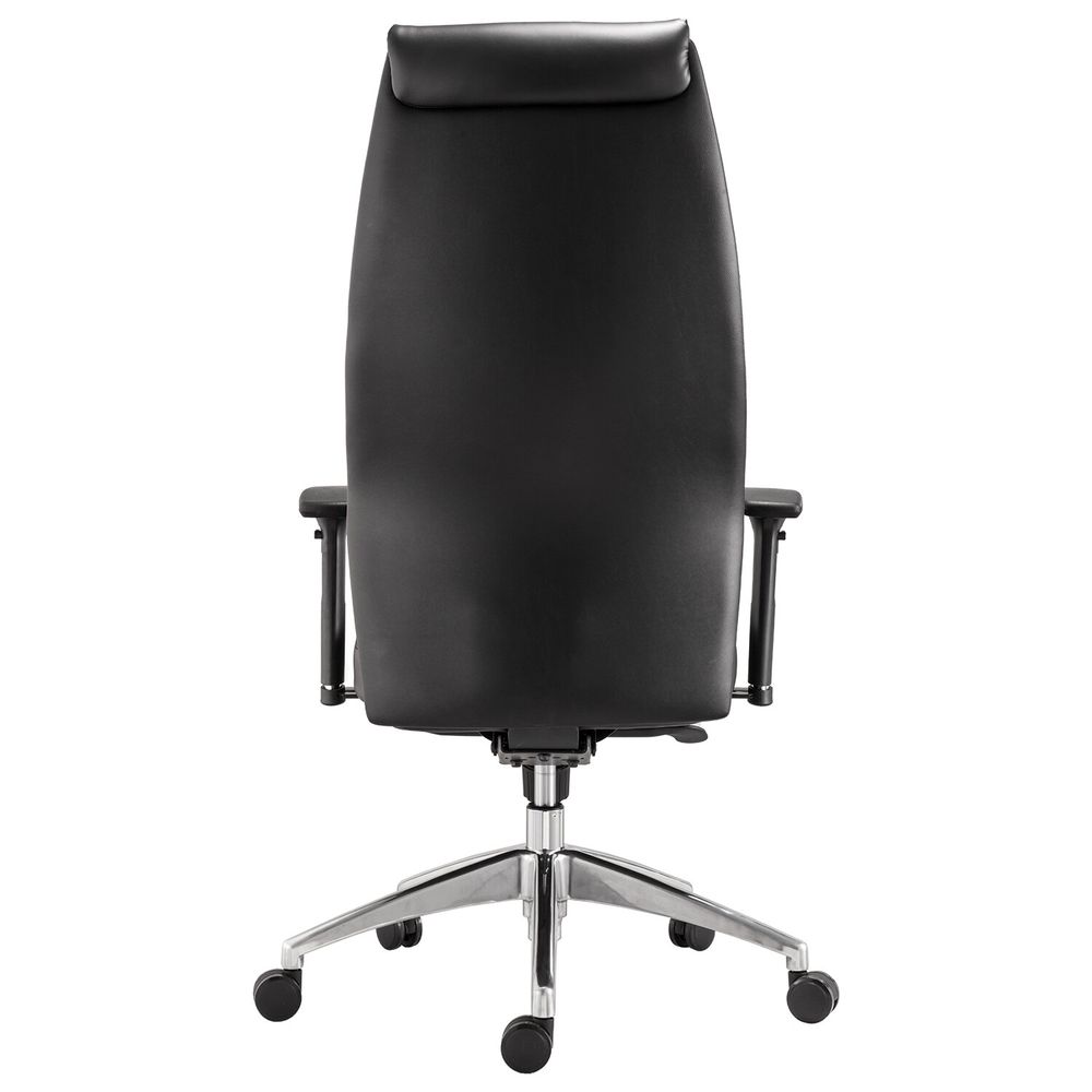 Кресло офисное BRABIX PREMIUM "Blues EX-751", синхромеханизм, алюминий, экокожа, черное