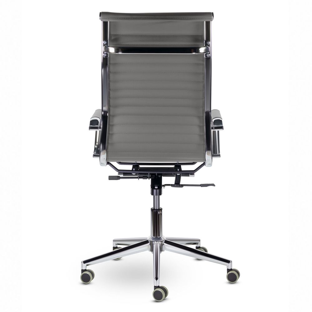 Кресло офисное BRABIX PREMIUM "Intense EX-531", экокожа, хром, темно-серое