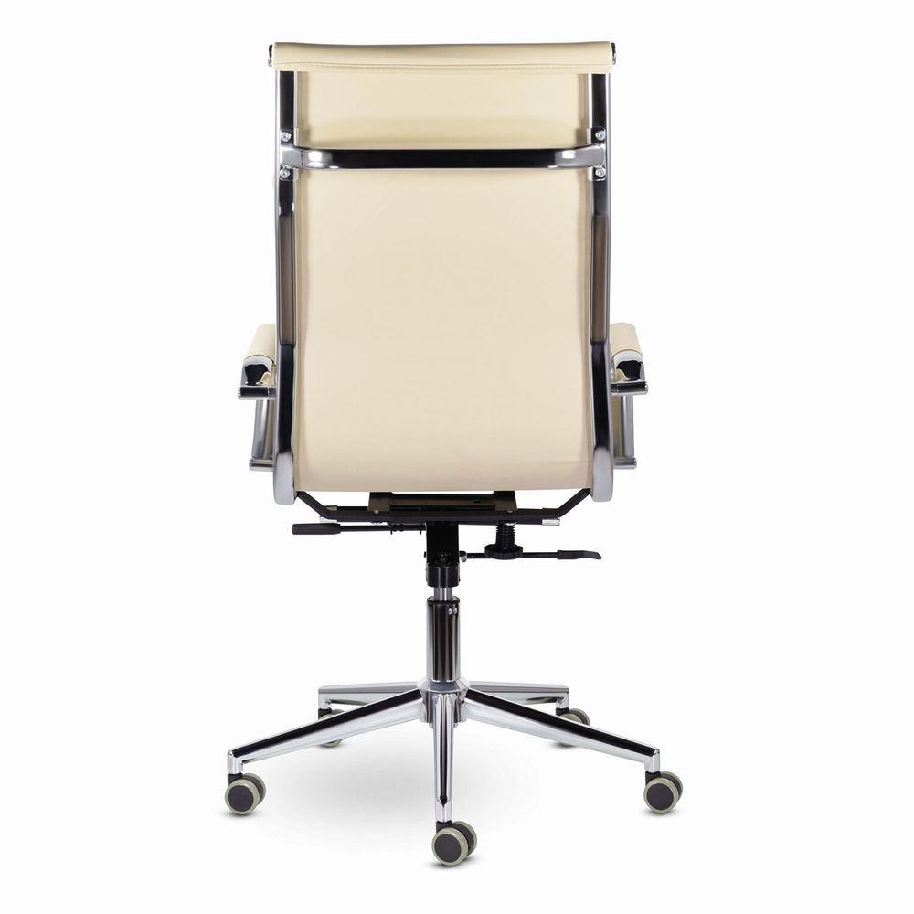 Кресло офисное BRABIX PREMIUM "Kayman EX-532", экокожа, хром, бежевое