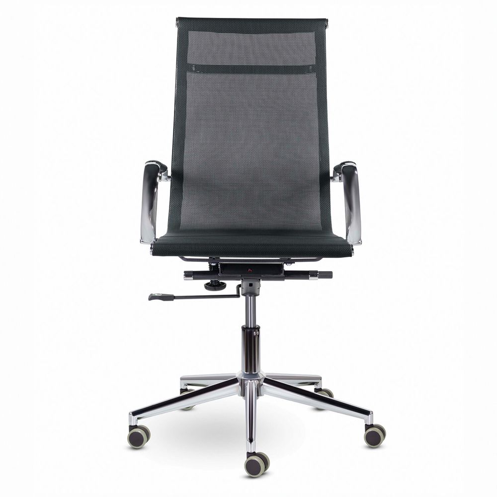 Кресло офисное BRABIX PREMIUM "Net EX-533", хром, сетка, черное