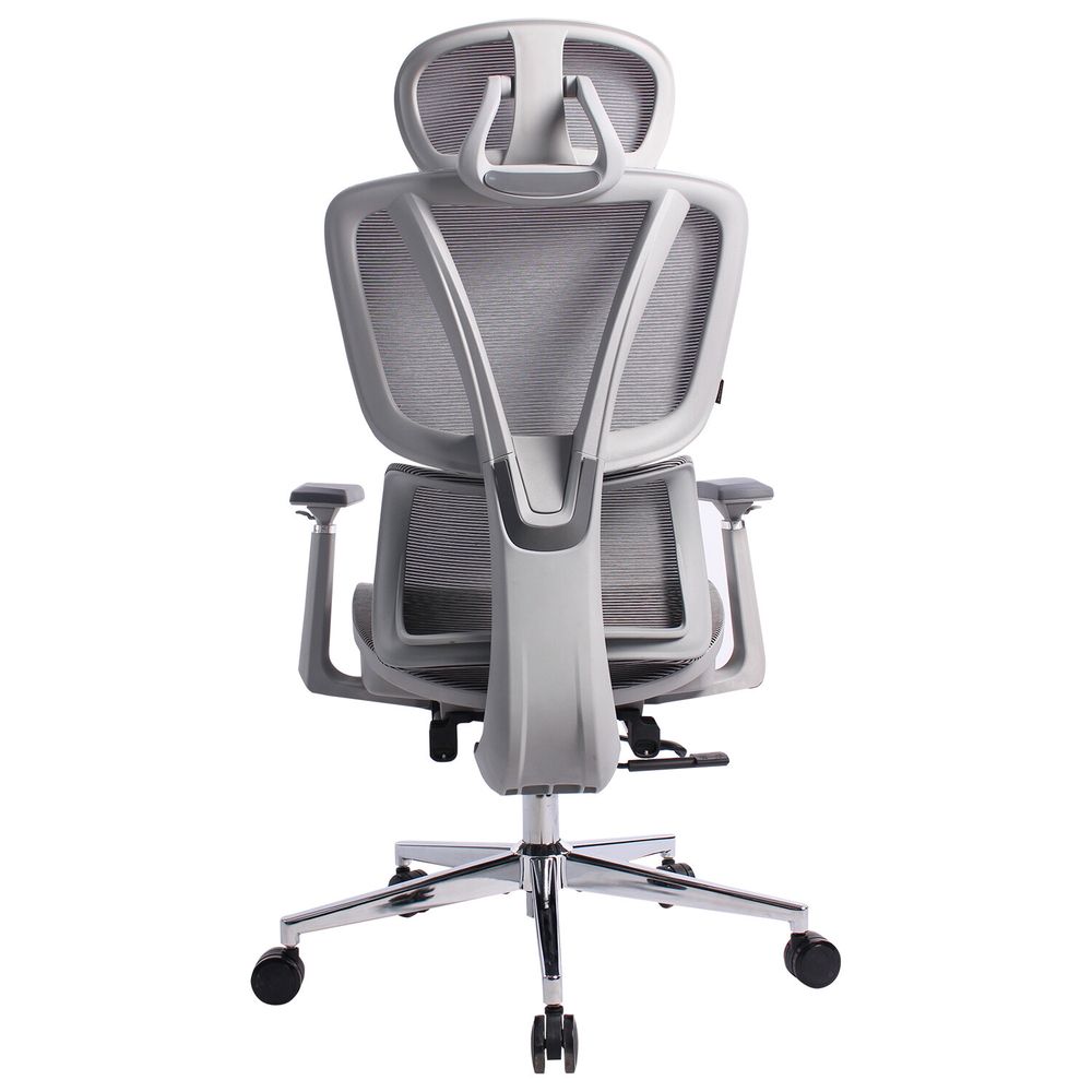 Кресло BRABIX PREMIUM "Evolution ER-700", подножка, слайдер, синхромеханизм, сетка, серое