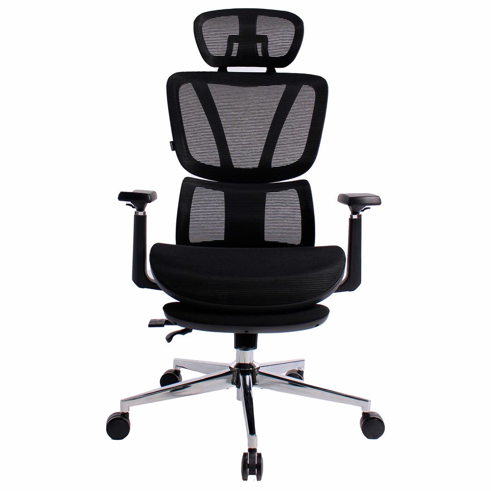 Кресло BRABIX PREMIUM "Evolution ER-700", подножка, слайдер, синхромеханизм, сетка, черное