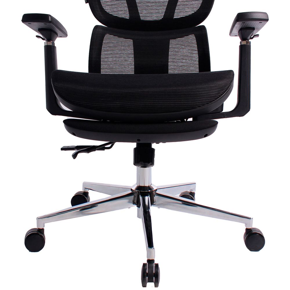 Кресло BRABIX PREMIUM "Evolution ER-700", подножка, слайдер, синхромеханизм, сетка, черное