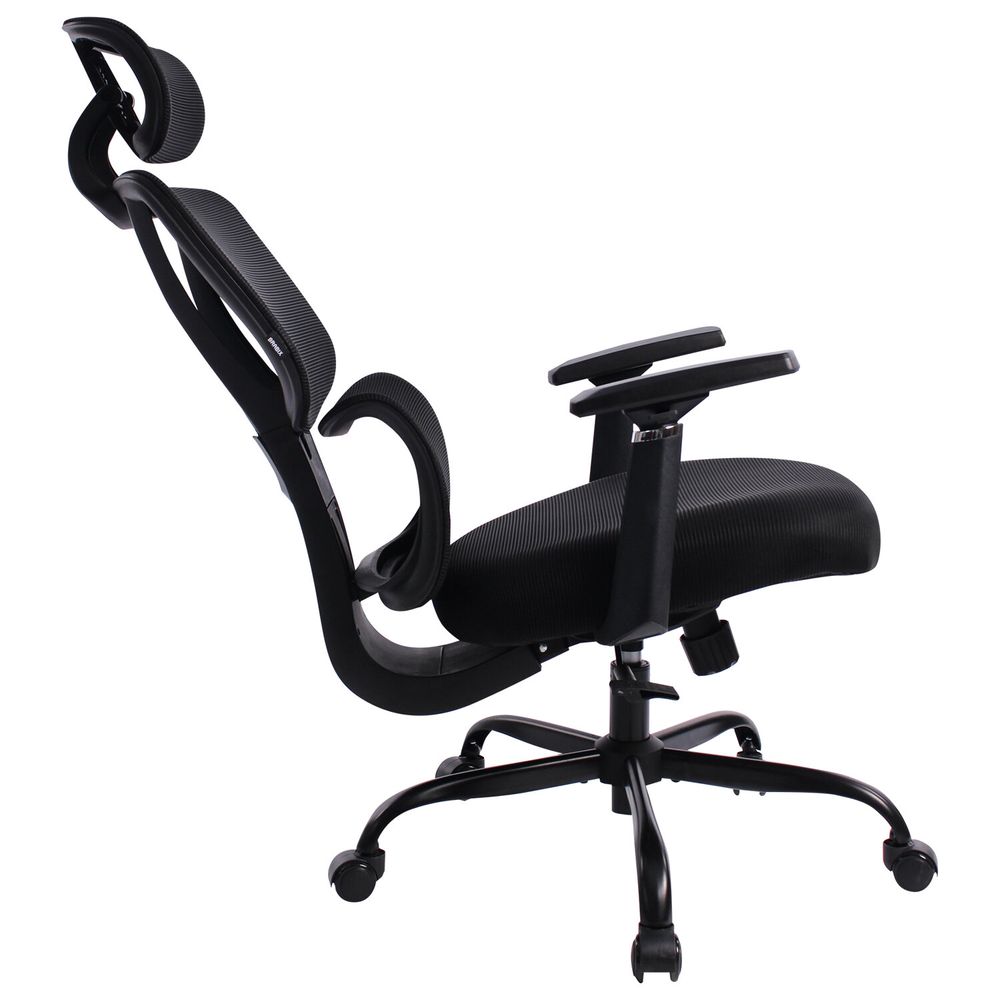 Кресло BRABIX PREMIUM "Fargo ER-710", синхромеханизм, 3D подлокотники, сетка/ткань TW, черное