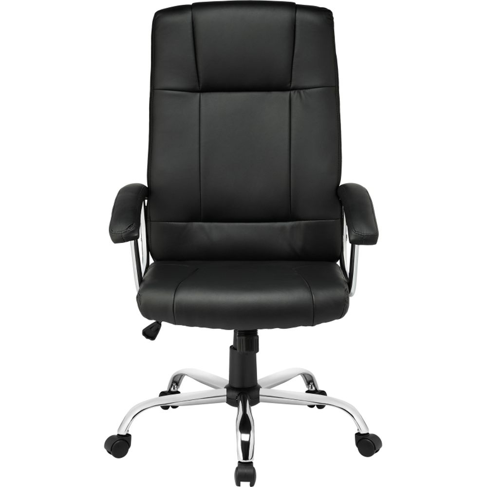 Кресло EChair-524 TPU (искусственная кожа черная, хром)