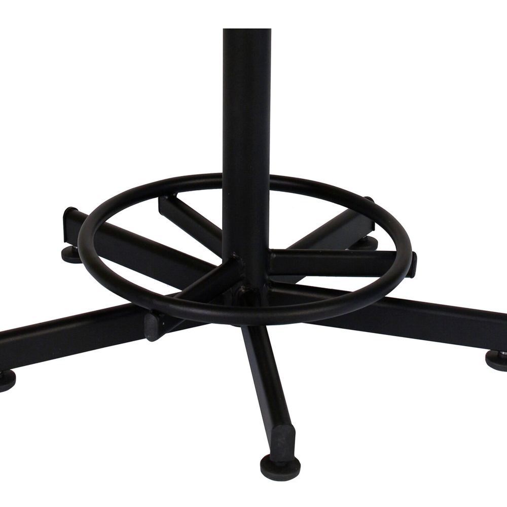 Стул кресло кассира, ресепшн РС37, на винте, без подлокотников, ткань, темно-серый