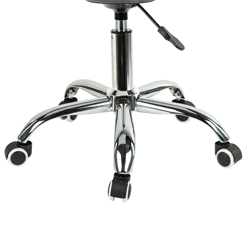 Кресло стул BRABIX "Eames MG-310 CH", хром, пластик белый, ткань серая