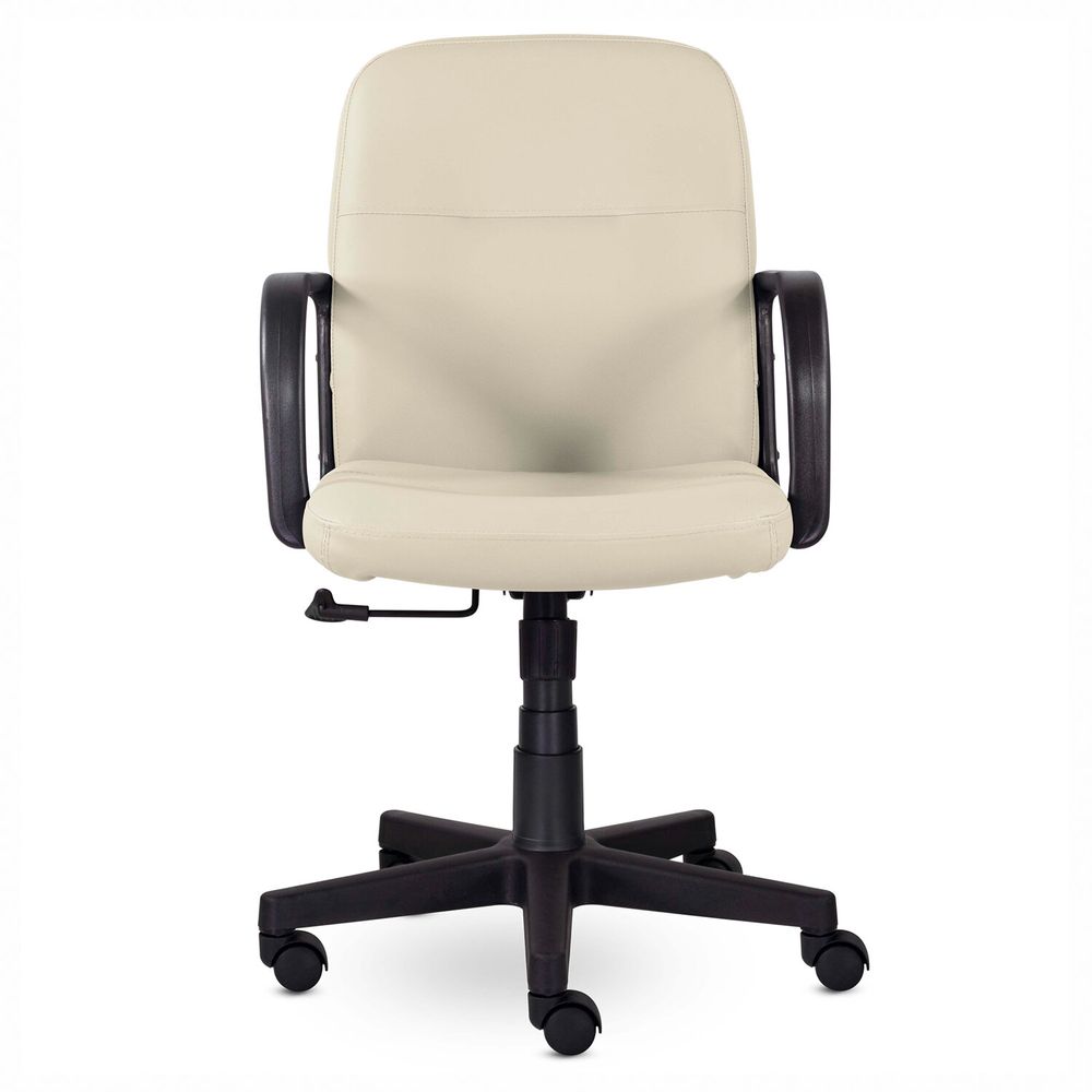 Кресло BRABIX "Top MG-333", с подлокотниками, кожзам, бежевое