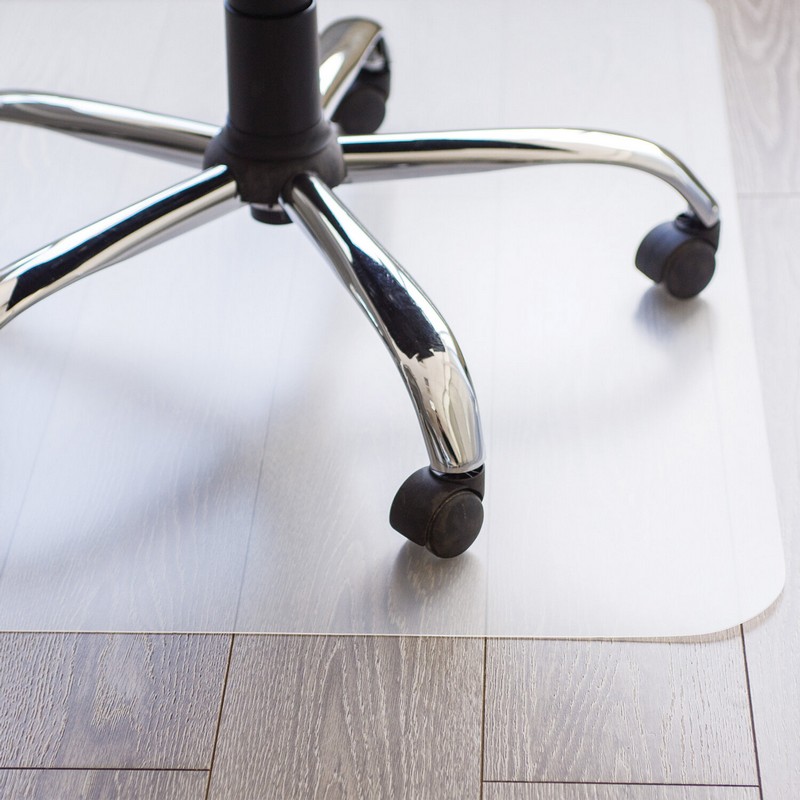 Коврик защитный для напольных покрытий BRABIX, полипропилен, 90х120 см, матовый, толщина 1,2 мм