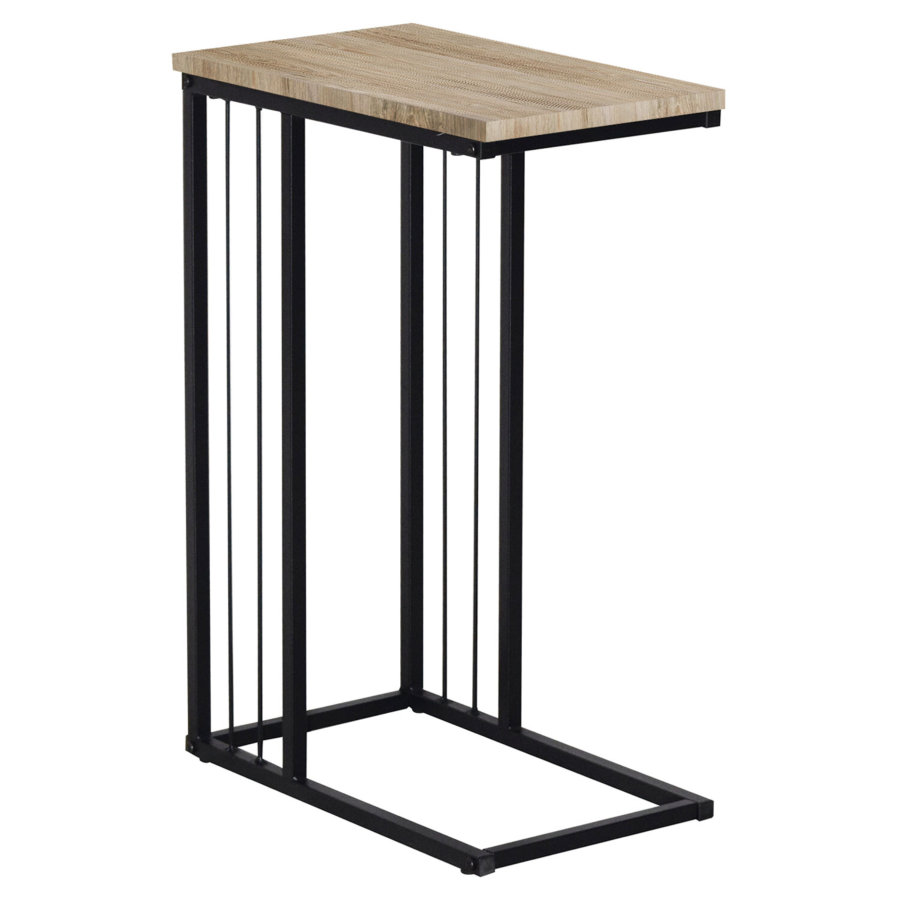 Стол журнальный на металлокаркасе BRABIX "LOFT CT-002", 450х250х630 мм, цвет дуб натуральный
