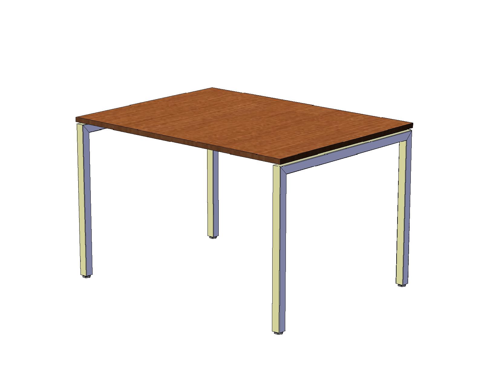 Конференц- стол на  4 места 120 см, вишня оксфорд B16.1512/CH