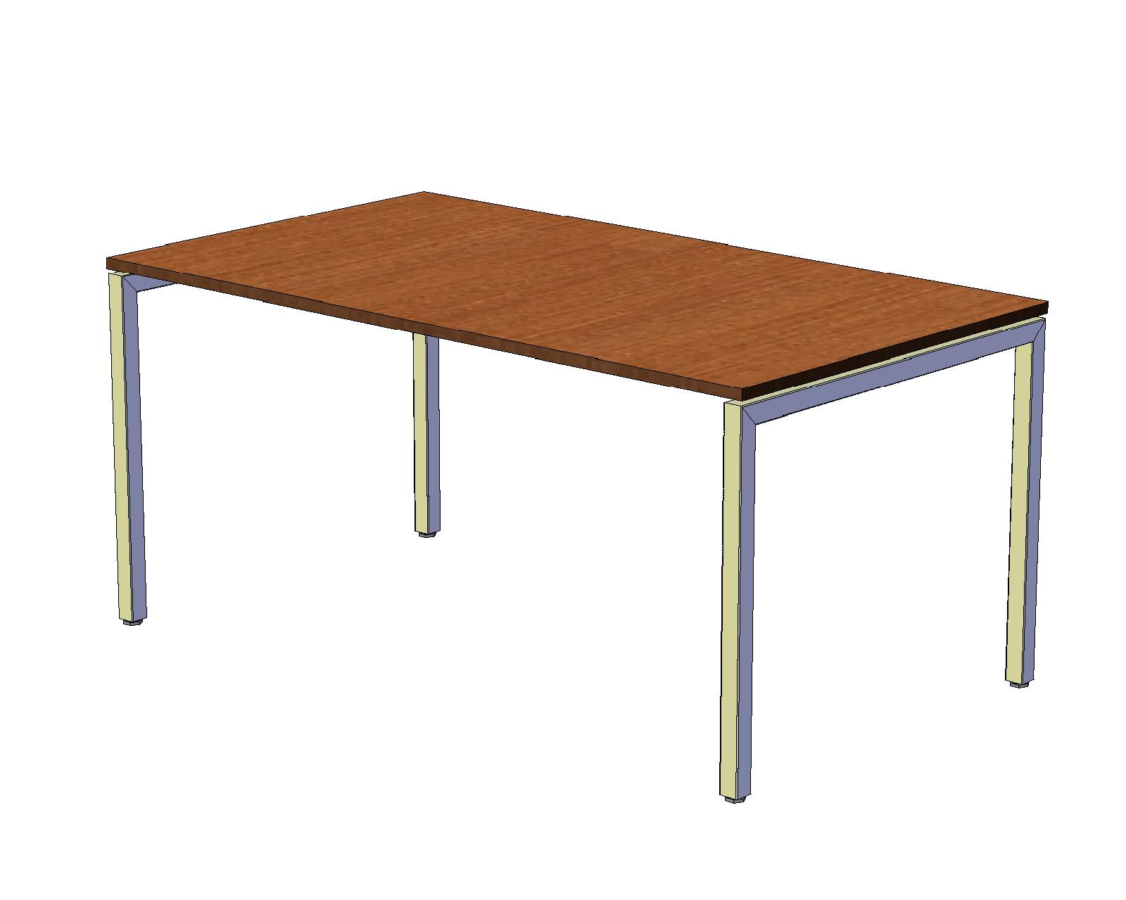 Конференц- стол на  на 4-6 мест 160 см, вишня оксфорд B16.1516/CH