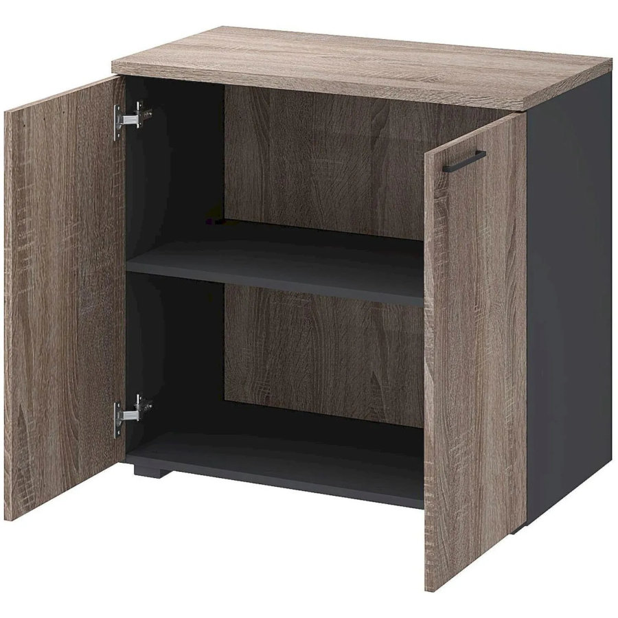 Двери Комус Мебель К-Loft (2шт.) 764х16х680 дуб сонома темный