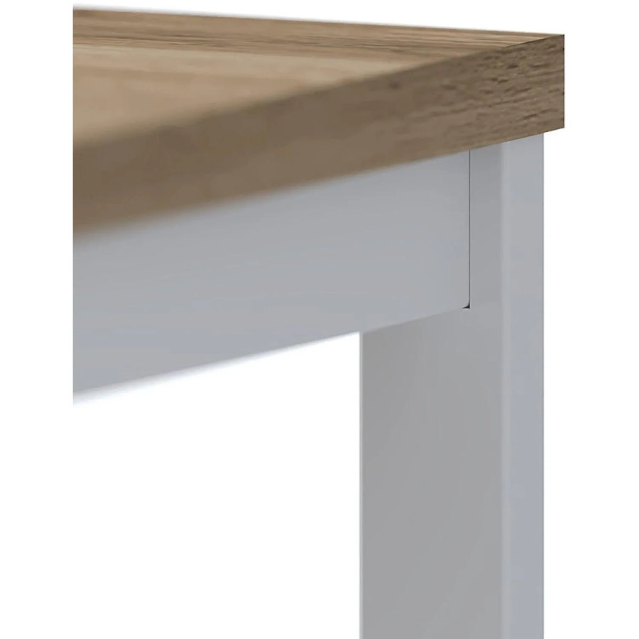 Рабочая станция Комус Мебель К-Loft 1180х1370 дуб натуральный/белый