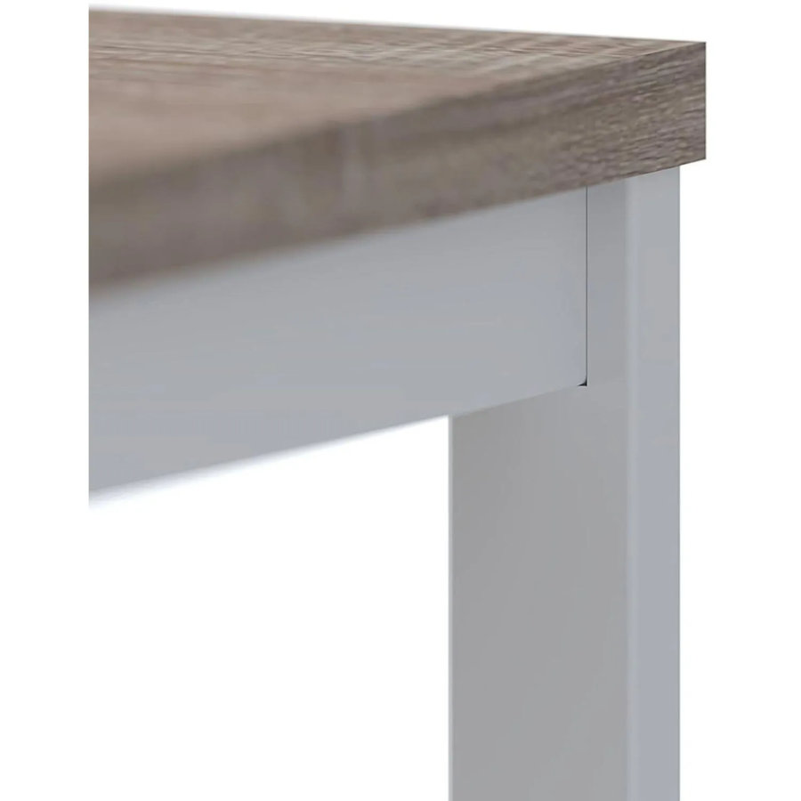 Рабочая станция Комус Мебель К-Loft 1180х1370 дуб сонома темный/белый