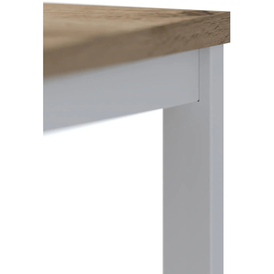 Рабочая станция Комус Мебель К-Loft 1580х1370 дуб натуральный/белый