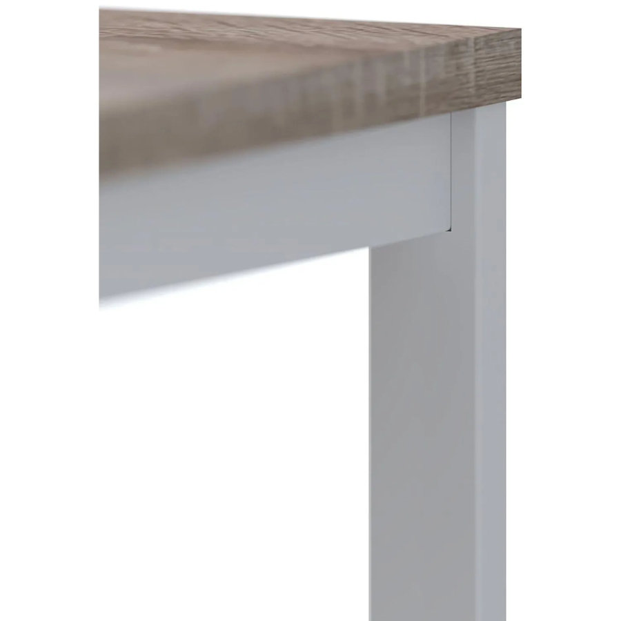 Рабочая станция Комус Мебель К-Loft 1580х1370 дуб сонома темный/белый