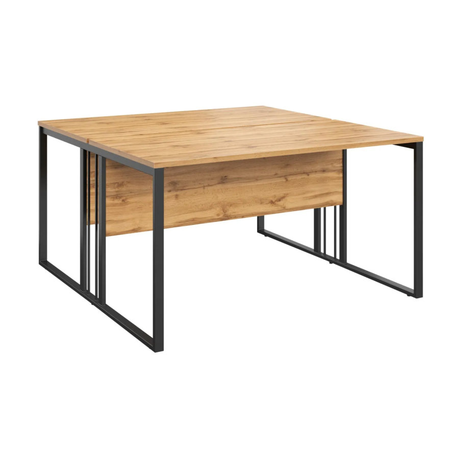 Рабочая станция К-Loft 1580х1370х752 дуб натуральный/графит