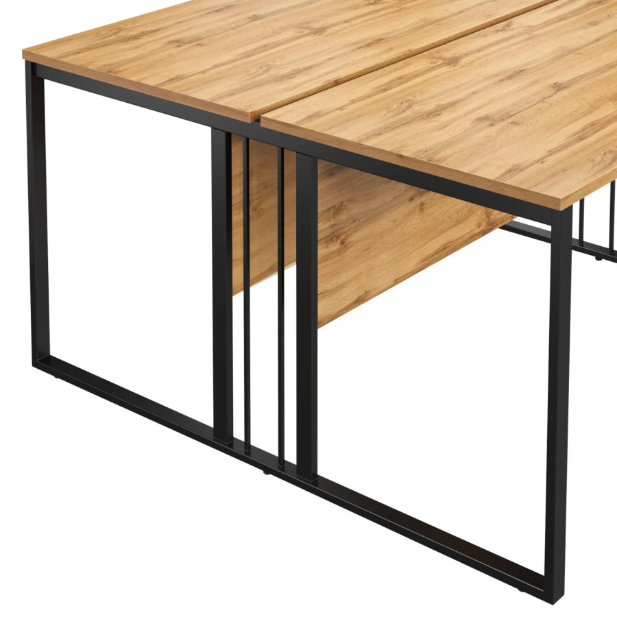 Рабочая станция К-Loft 1580х1370х752 дуб натуральный/графит
