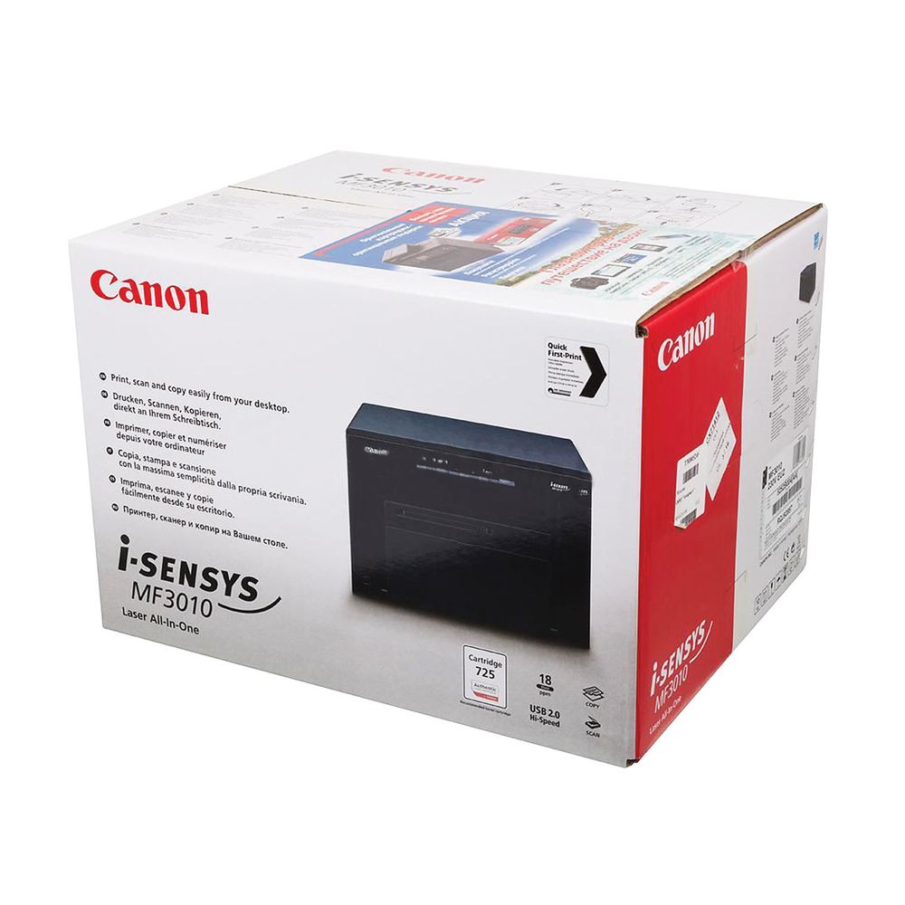 МФУ лазерное CANON i-Sensys MF3010 