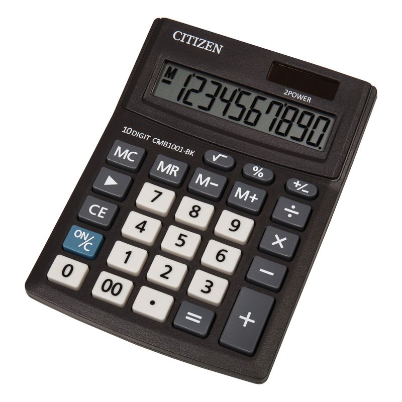 Калькулятор настольный 10 разрядный Citizen CMB 1001BK