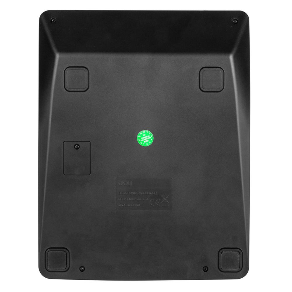 Калькулятор настольный полноразмерный Deli EM888, 12-р,дв.пит, 202х159мм,черн