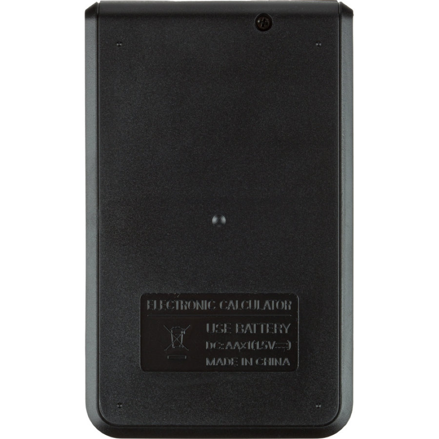 Калькулятор карманный Attache, AEP-100,8р,двойное питание, черн