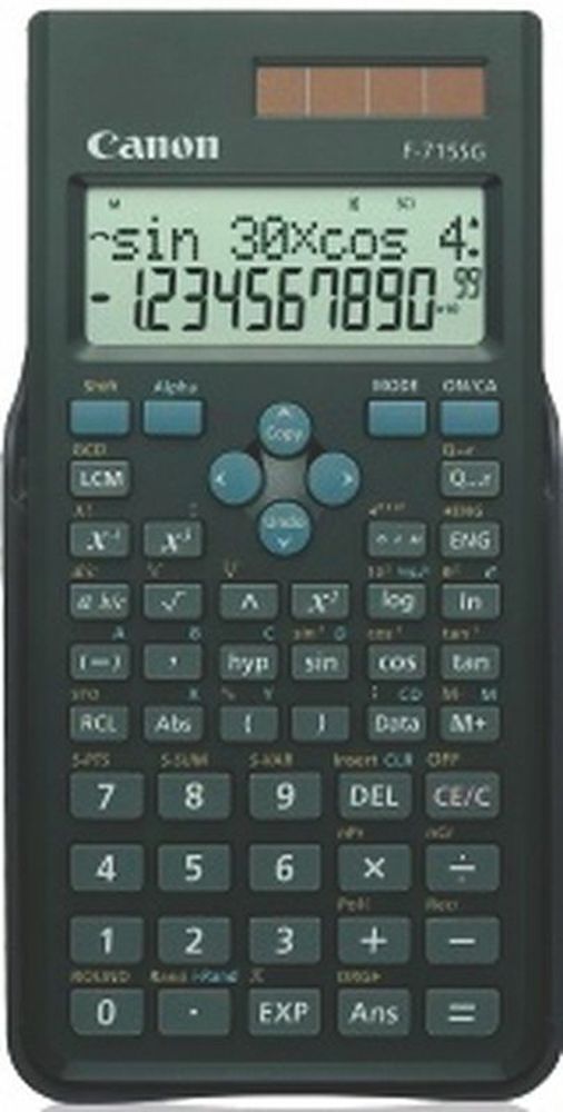 Калькулятор научный Canon F-715SG, 250 функций, черный