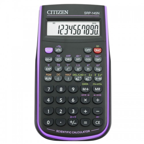 Калькулятор научный, фиолетовый CITIZEN SRP 145NPU