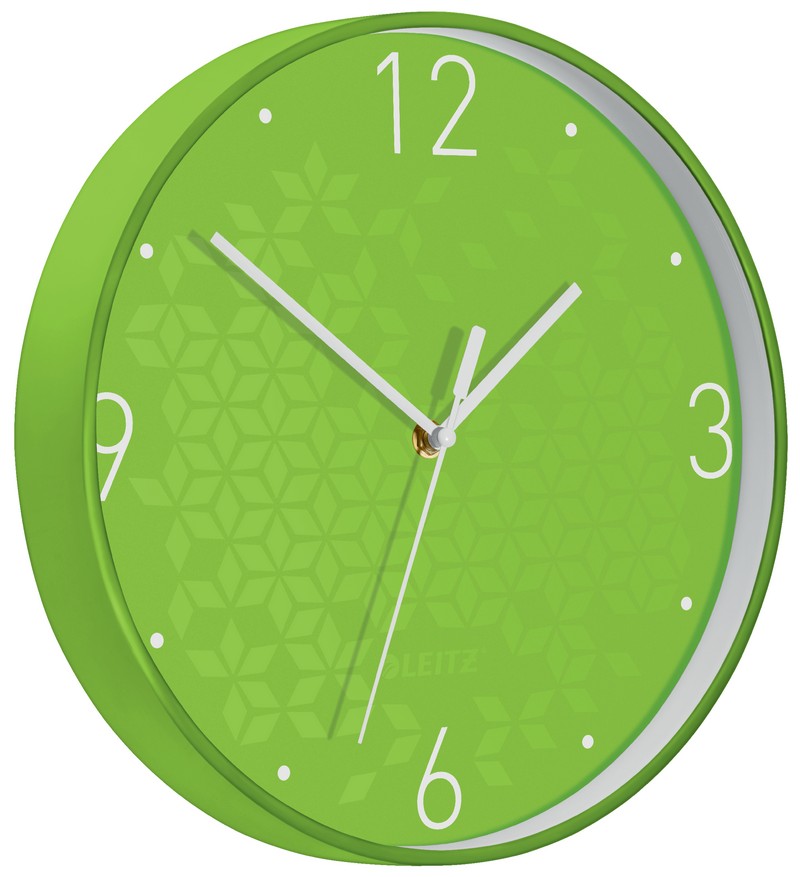 Настенные часы Leitz WOW, зеленые