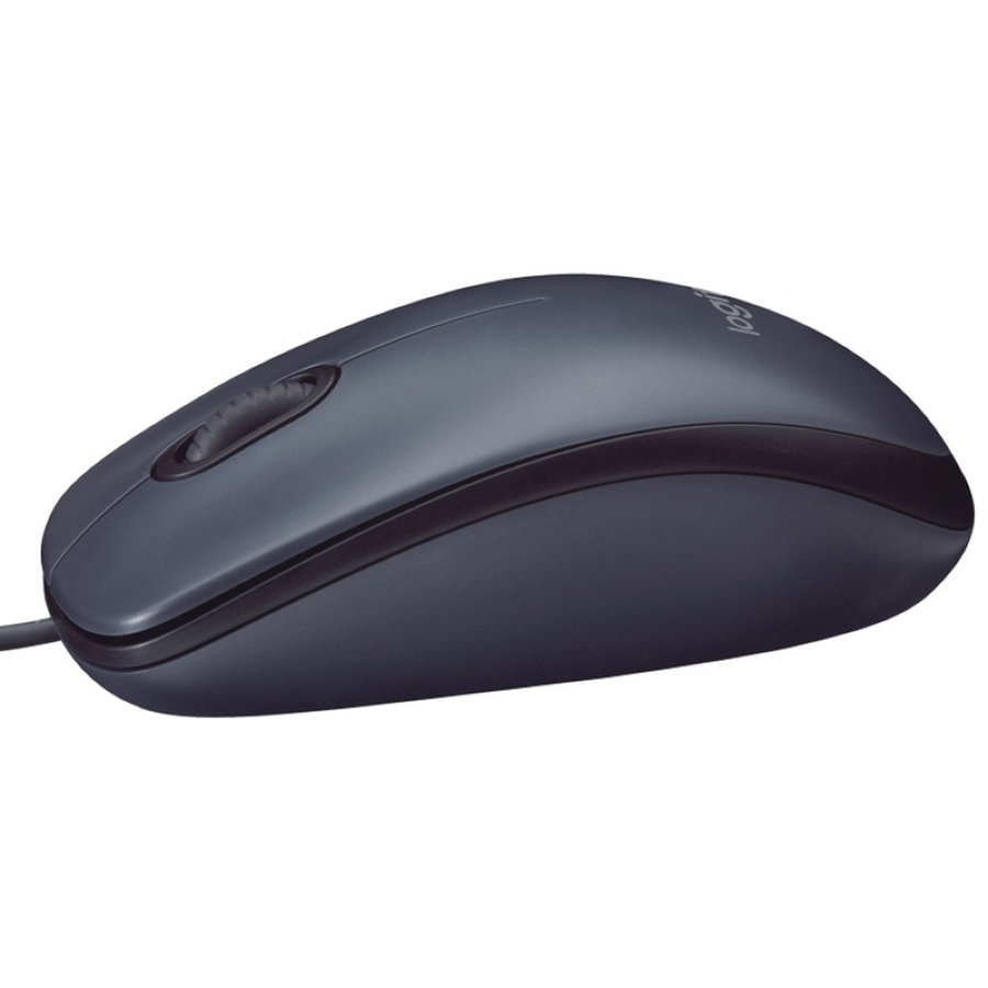 Мышь компьютерная Logitech M90 Black/Grey USB (910-001794/910-001793) 