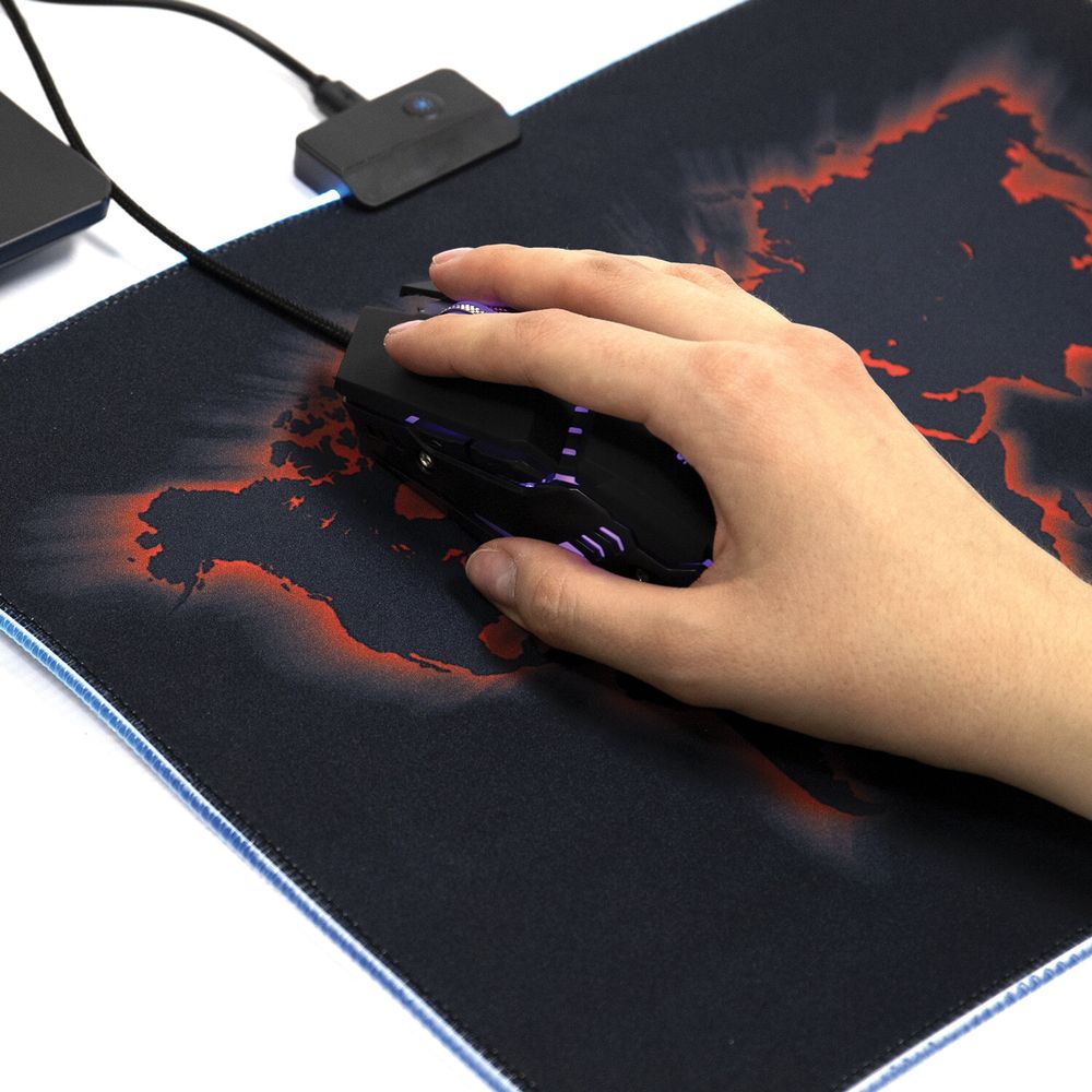 Мышь проводная SONNEN Z5, металл/пластик, 7 кнопок, 800-3200 dpi, RGB-подсветка, черная