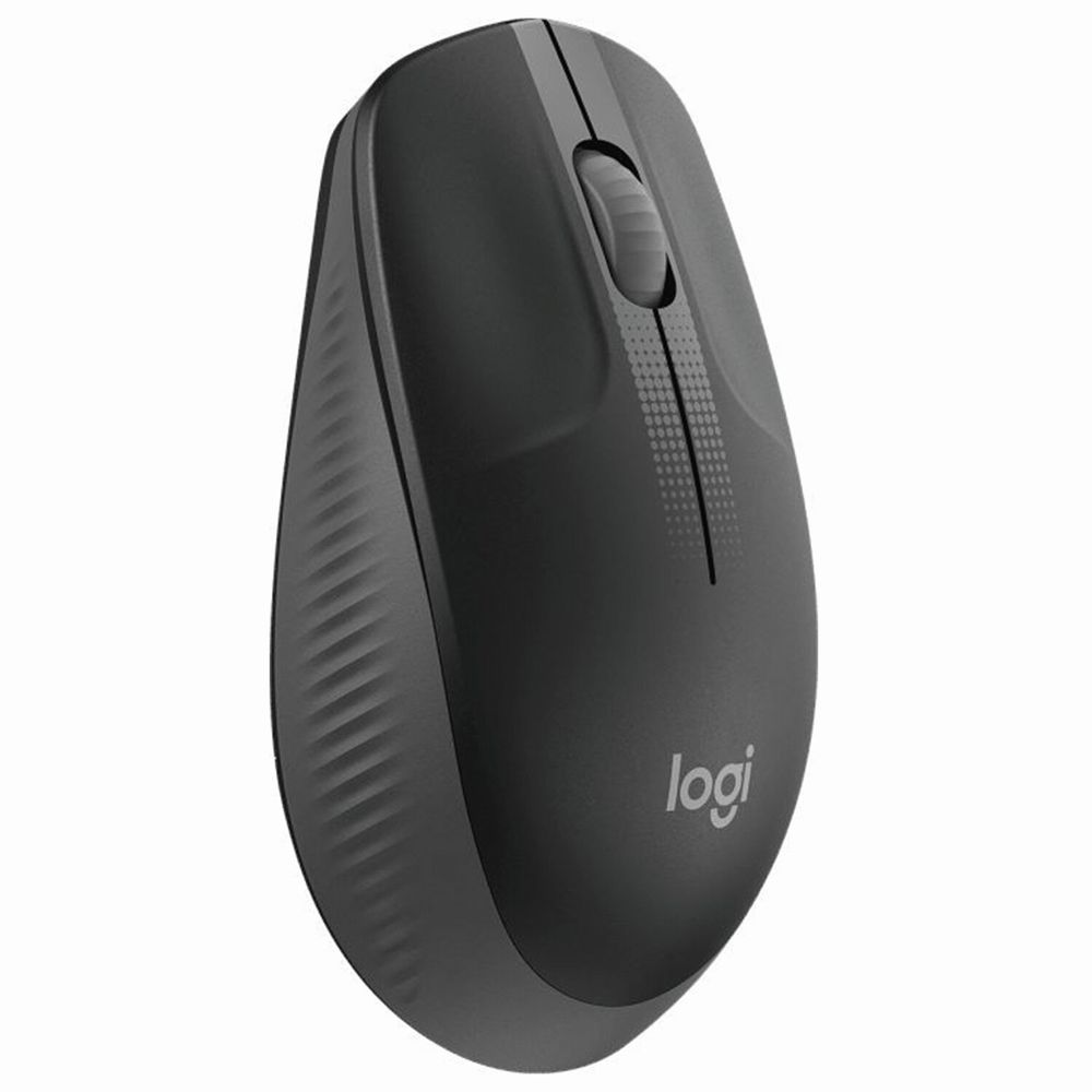 Мышь беспроводная LOGITECH M190, 2 кнопки+1 колесо-кнопка, оптическая, чёрно-серый
