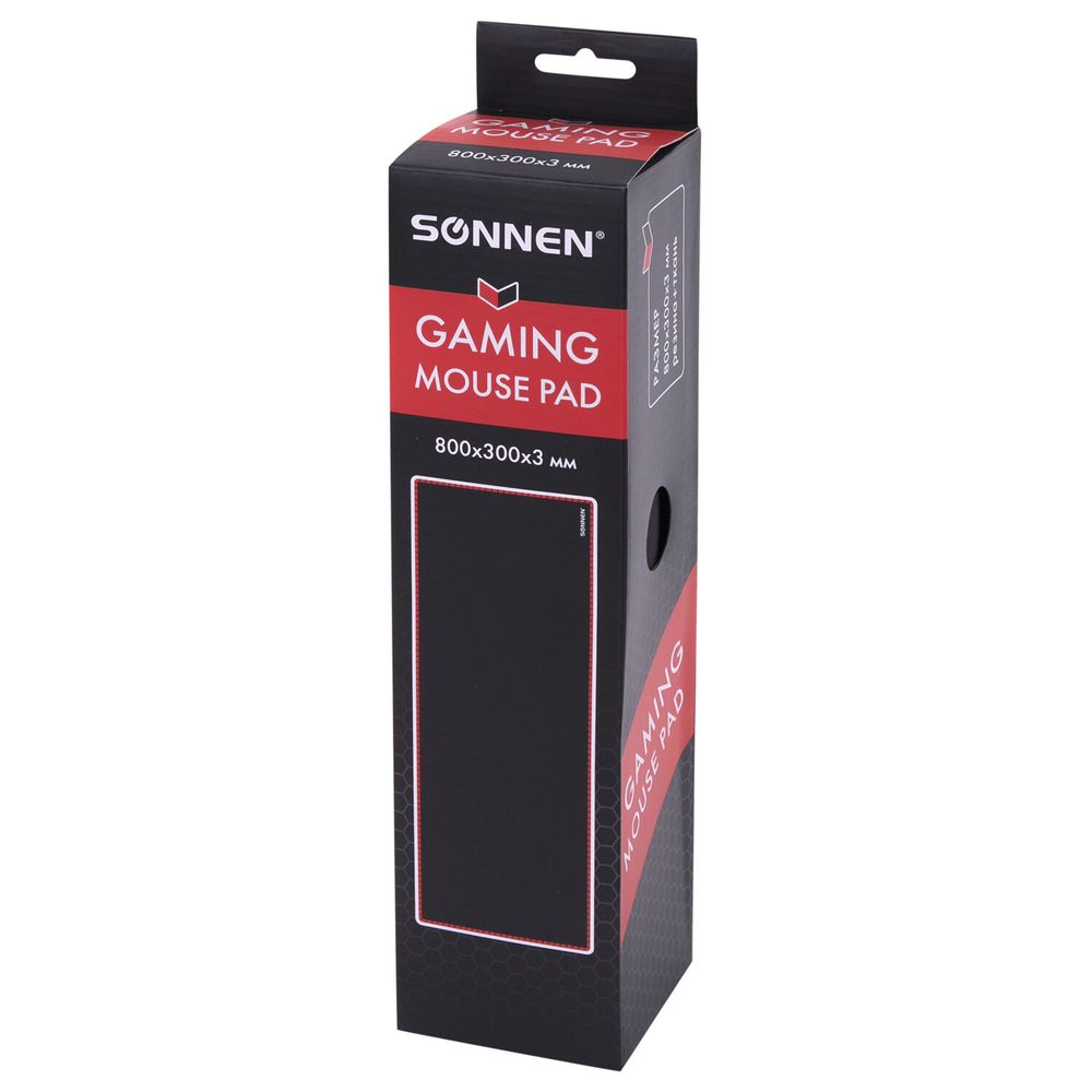 Коврик компьютерный для мыши и клавиатуры большой SONNEN
