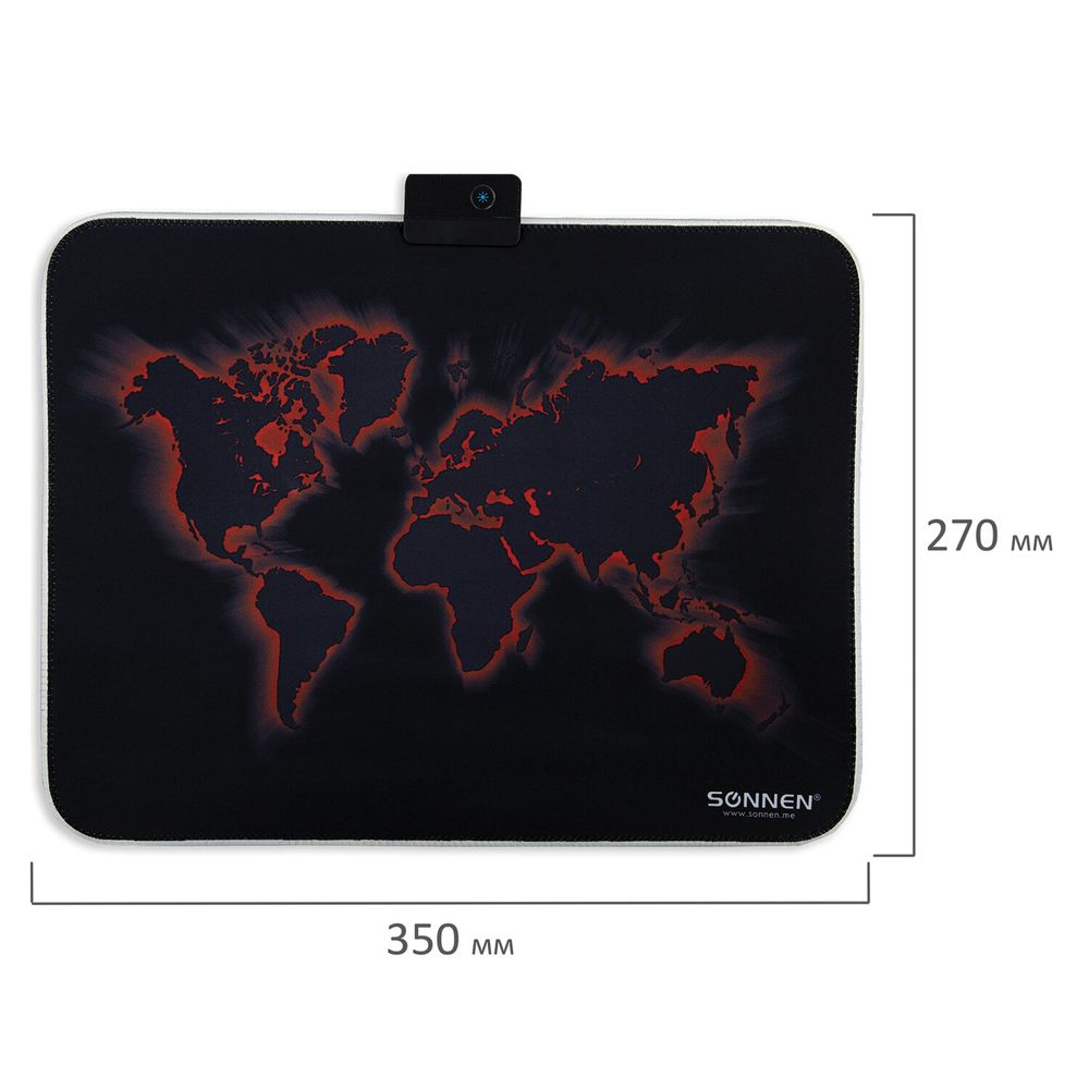 Коврик для мыши с подсветкой SONNEN