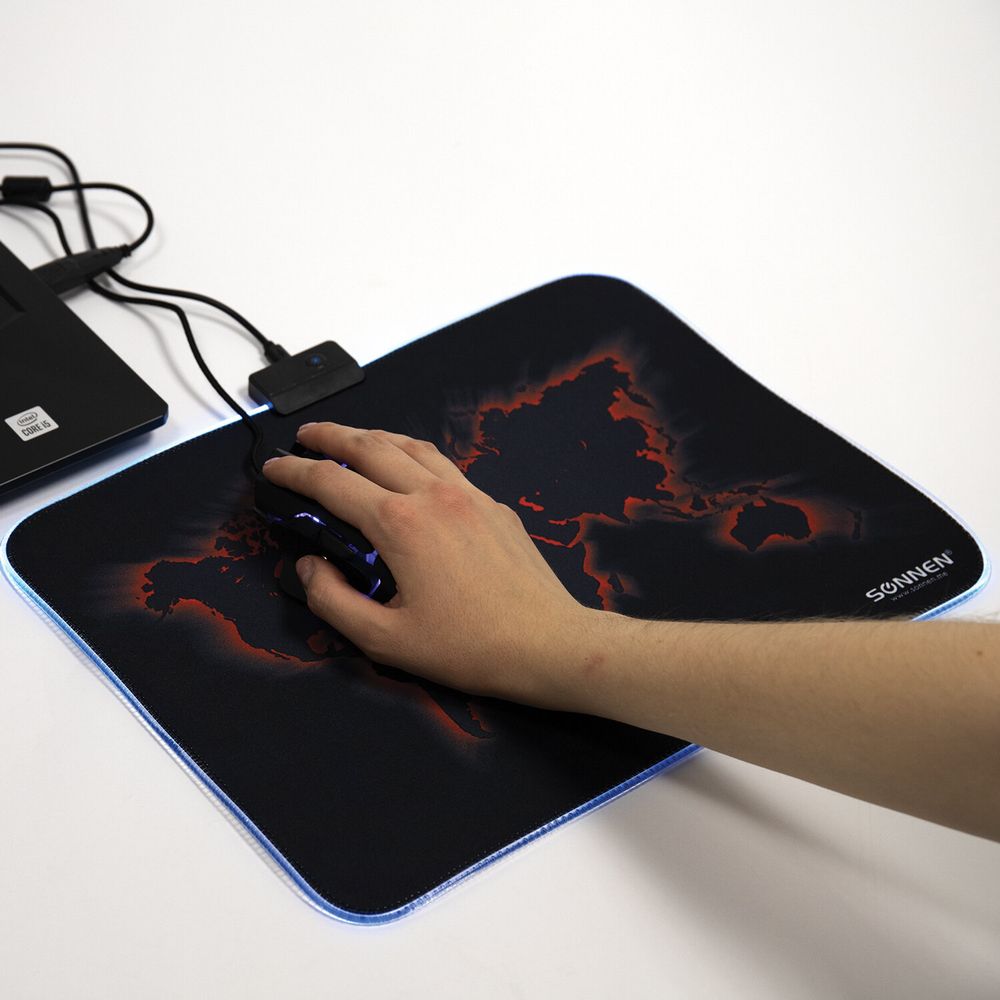 Коврик для мыши с подсветкой SONNEN