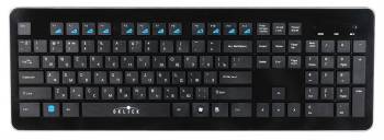 Клавиатура Oklick 870S slim Multimedia, USB беспроводная, черная