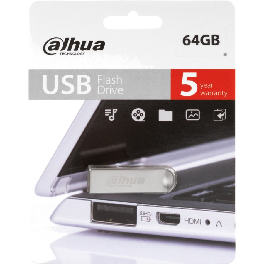 Флешка USB 2.0 64 ГБ Dahua (DHI-USB-U106-20-64GB) 