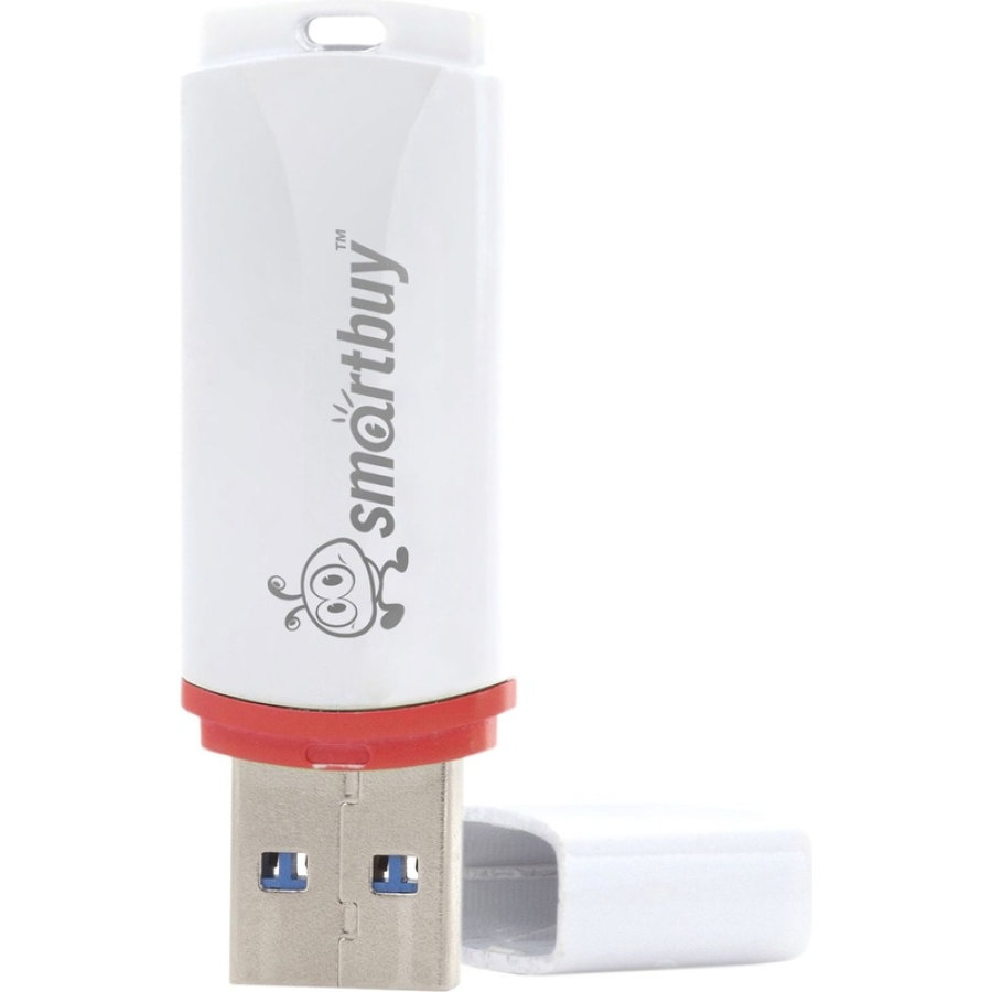 Флешка USB 2.0 64 ГБ SmartBuy Crown (SB64GBCRW-W)