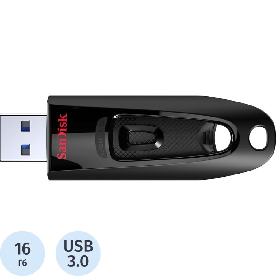 Флеш-память SanDisk Ultra USB 3.0 16 Gb