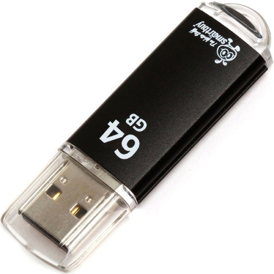 Флеш-память SmartBuy V-Cut 64 Gb USB 2.0 черная