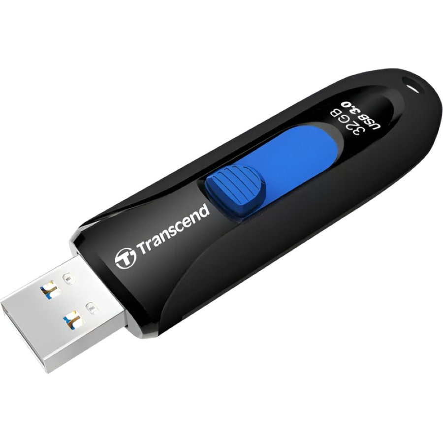 Флэш-память Transcend Jet Flash 790, 32Gb USB3.0 (TS32GJF790K) черно-синяя