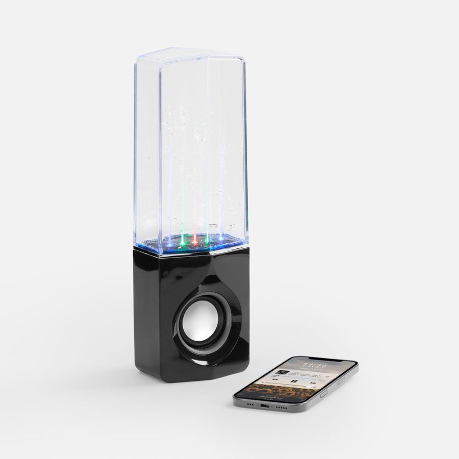 Bluetooth-колонка с поющим фонтаном Fuente черная