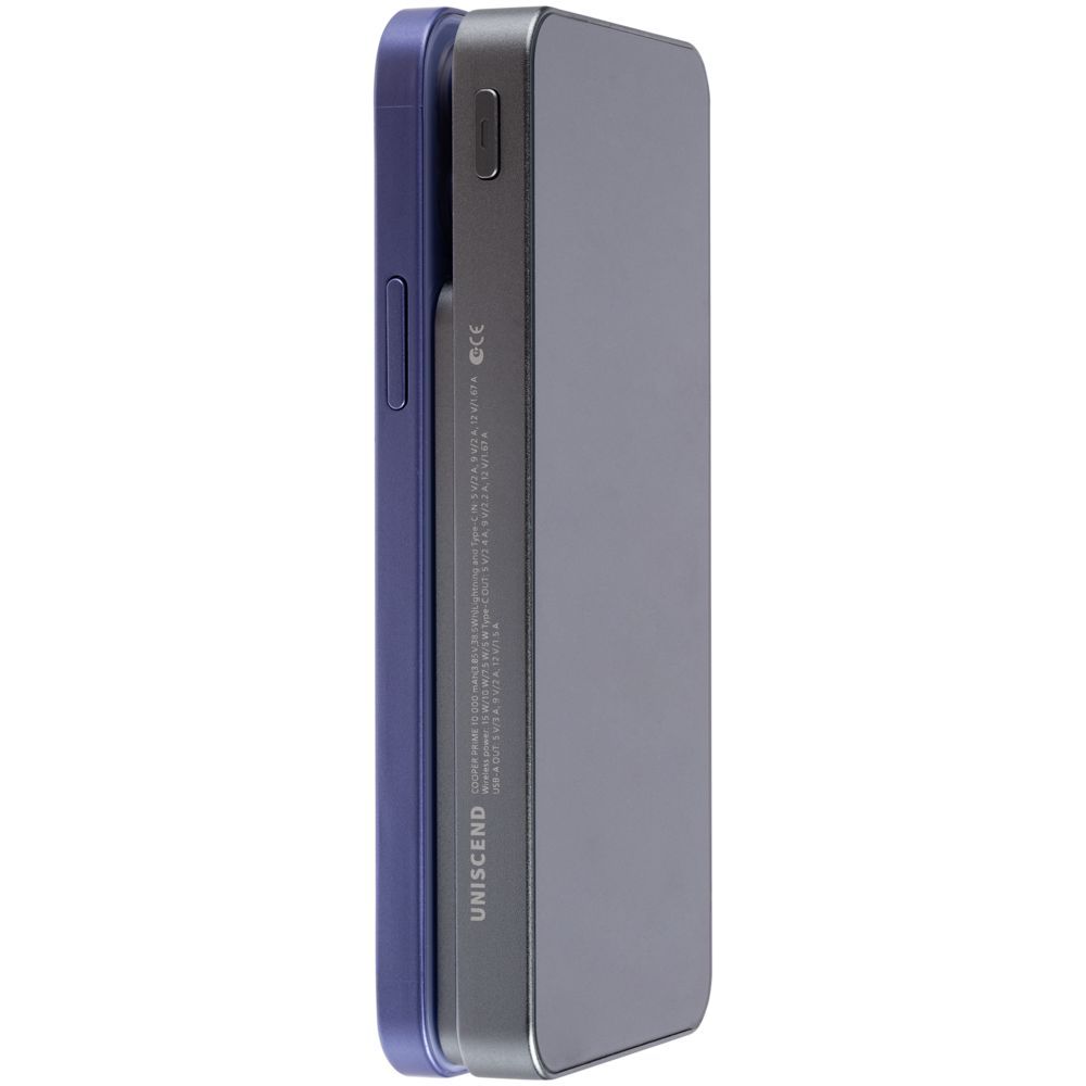 Магнитный беспроводной аккумулятор Cooper Prime 10000 мАч, графит