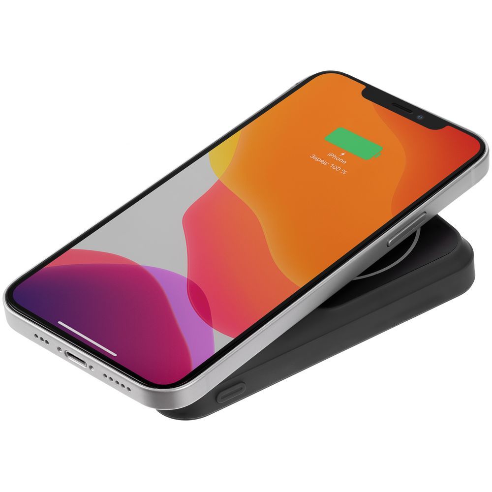 Универсальный магнитный аккумулятор Top Force, 10000 мАч, cиний, черный