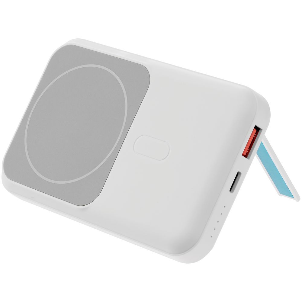 Универсальный магнитный аккумулятор Top Force, 10000 мАч, cиний, белый