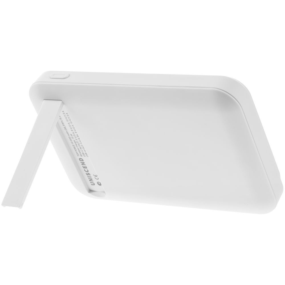 Универсальный магнитный аккумулятор Top Force, 10000 мАч, cиний, белый